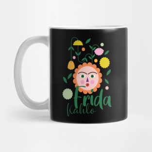 Cute summer colorful Frida kahlo design feminism women rights Mug